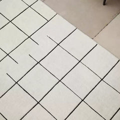 高級手作りタフティングガン刺しカーペット(Gridline)