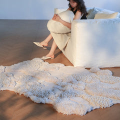 高級手作りタフティングガン刺しカーペット(Stone Mist)