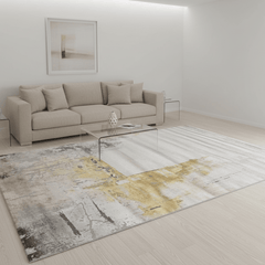 定番北欧風3Dデザインのウィルトン織カーペット(Gulang Isle)