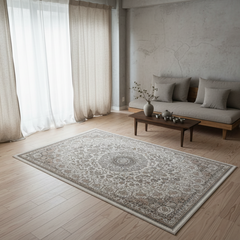 定番北欧風3Dデザインのウィルトン織カーペット(Andes)