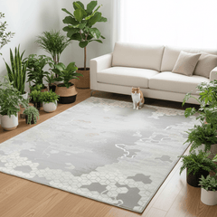 定番北欧風3Dデザインのウィルトン織カーペット(Eterin Pavilion)