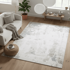 定番北欧風3Dデザインのウィルトン織カーペット(Mandor)