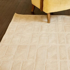 高級手作りタフティングガン刺しカーペット(Cream Top)