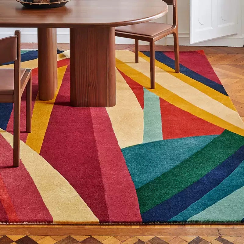 高級手作りタフティングガン刺しカーペット（Chromatic Field）