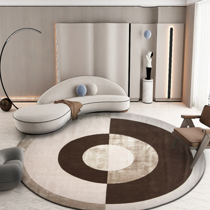 高級手作りタフティングガン刺しカーペット（Equinox Circle）