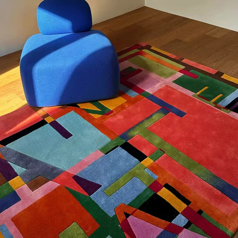 高級手作りタフティングガン刺しカーペット（Chromatic Field）