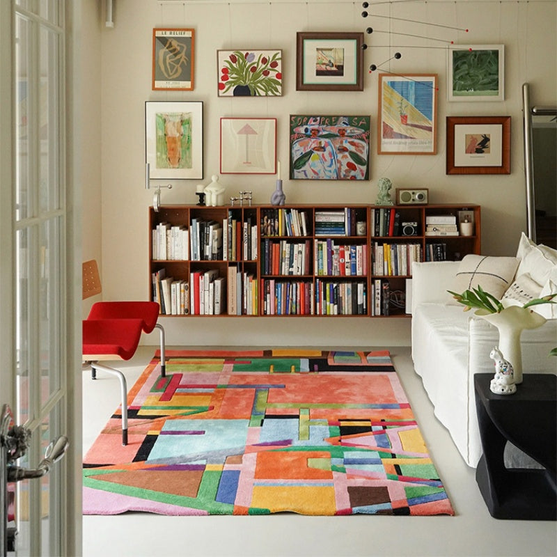 高級手作りタフティングガン刺しカーペット（Chromatic Field）