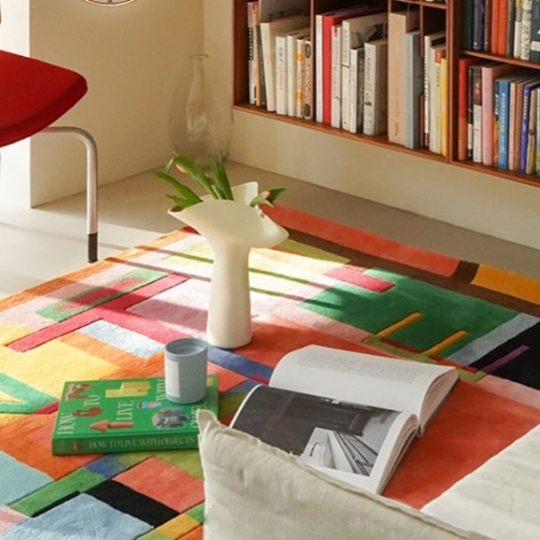 高級手作りタフティングガン刺しカーペット（Chromatic Field）