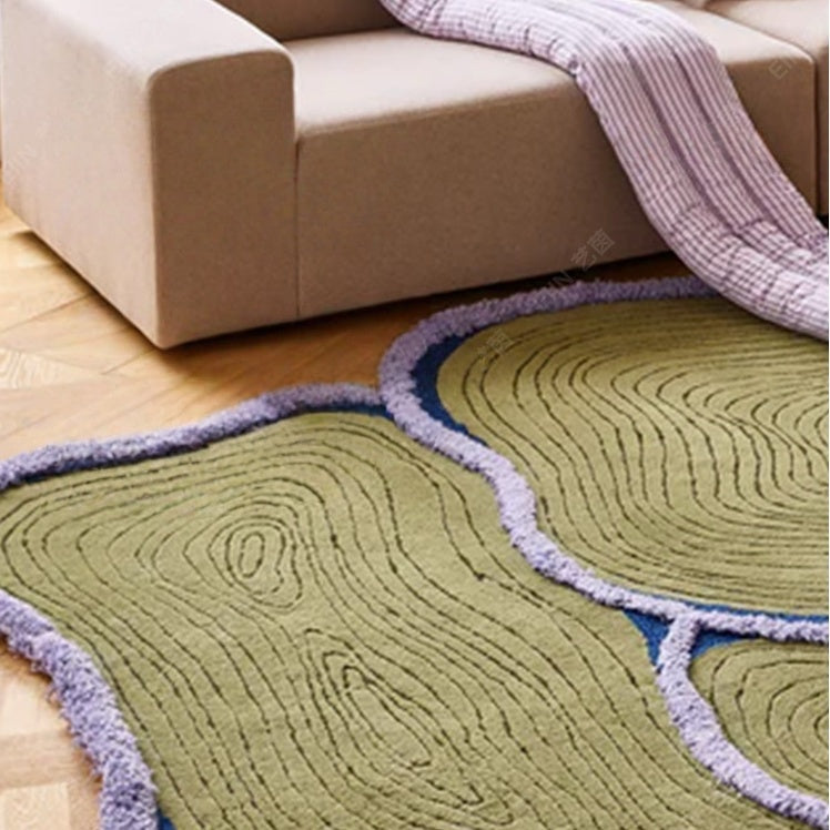 高級手作りタフティングガン刺しカーペット（Moss Shore）