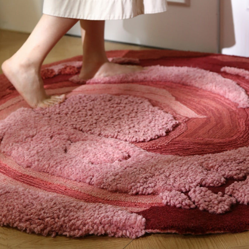 高級手作りタフティングガン刺しカーペット（Rosette Core）