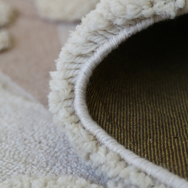 高級手作りタフティングガン刺しカーペット（Sand Bloom）