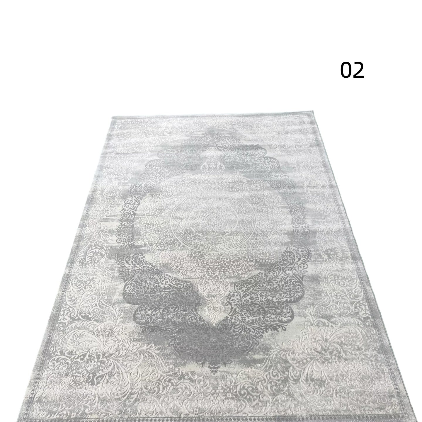 定番北欧風3Dデザインのウィルトン織カーペット（Mandor）