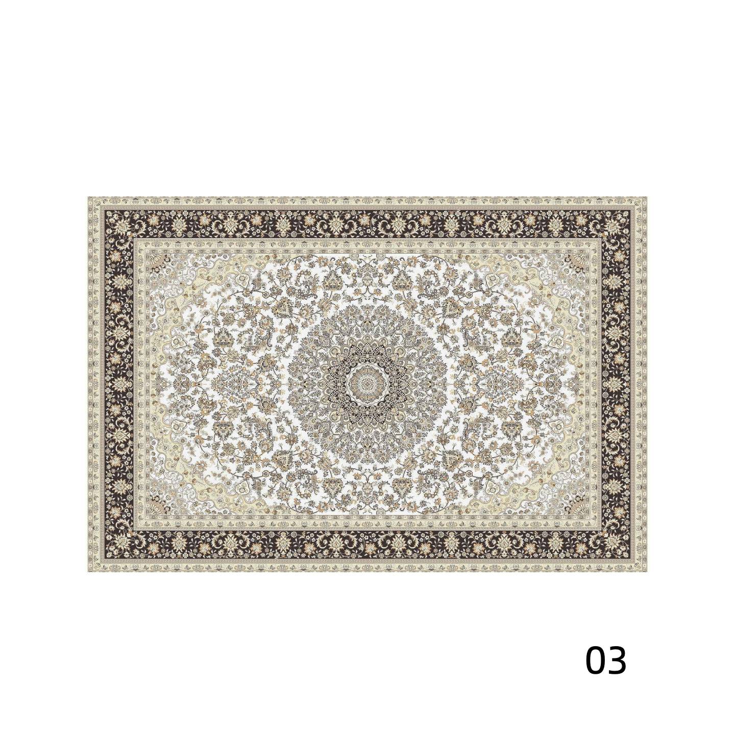 定番北欧風3Dデザインのウィルトン織カーペット（Andes）