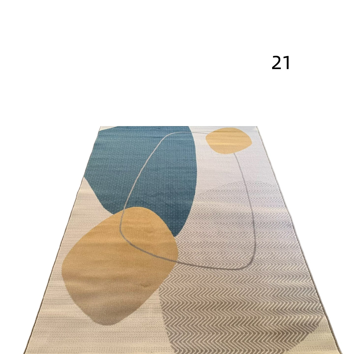 定番北欧風3Dデザインのウィルトン織カーペット（Grande）