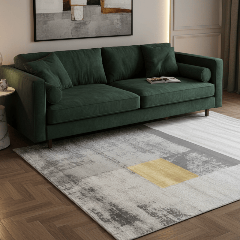 定番北欧風3Dデザインのウィルトン織カーペット（Gulang Isle）