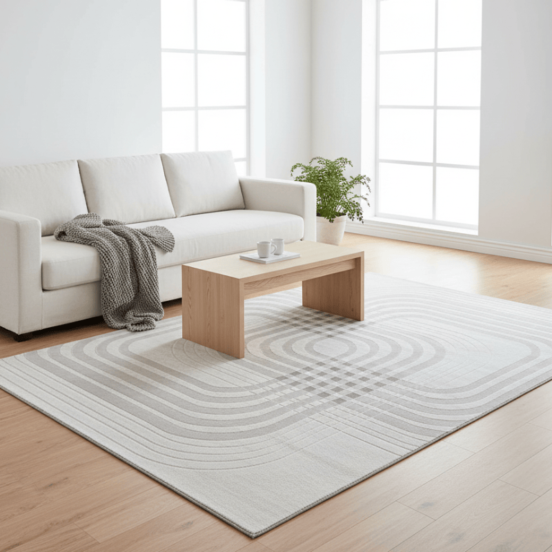 定番北欧風3Dデザインのウィルトン織カーペット（Nottingham）