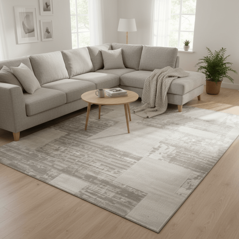 定番北欧風3Dデザインのウィルトン織カーペット（Nottingham）