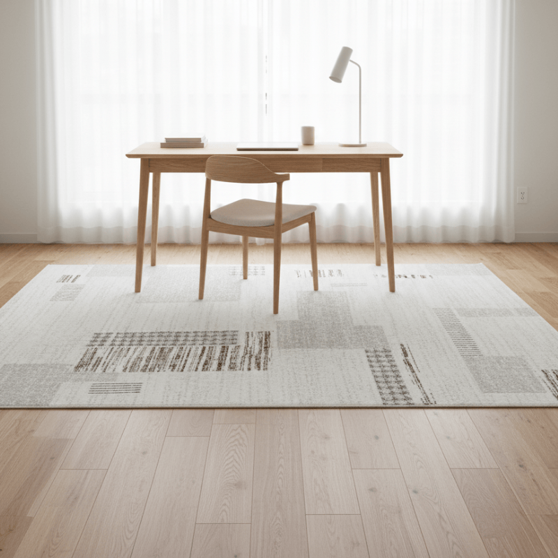 定番北欧風3Dデザインのウィルトン織カーペット（Palachi）