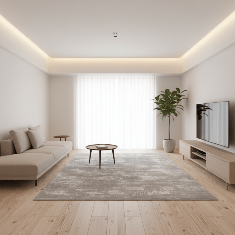 定番北欧風3Dデザインのウィルトン織カーペット（Eterin Pavilion）