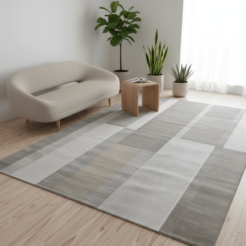 定番北欧風3Dデザインのウィルトン織カーペット（Carlson）