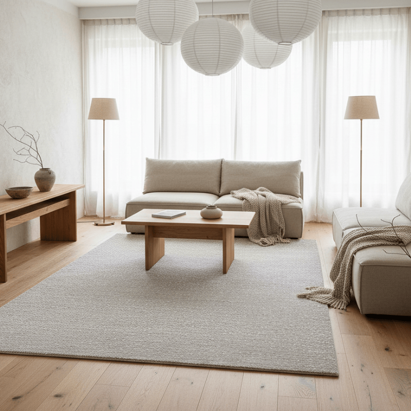 定番北欧風3Dデザインのウィルトン織カーペット（Carlson）