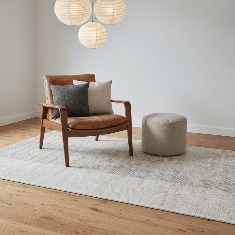 定番北欧風3Dデザインのウィルトン織カーペット（Carlson）