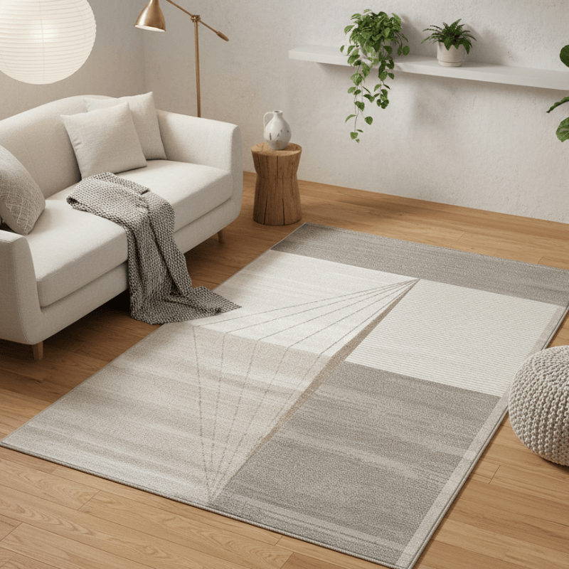 定番北欧風3Dデザインのウィルトン織カーペット（Nantien Grove）