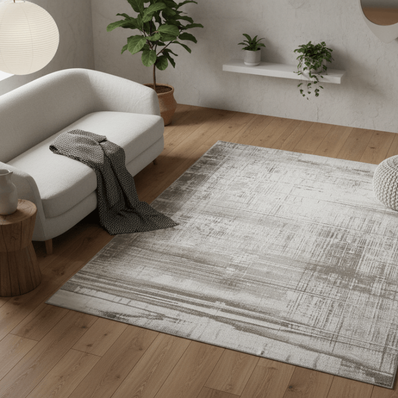 定番北欧風3Dデザインのウィルトン織カーペット（Nantien Grove）