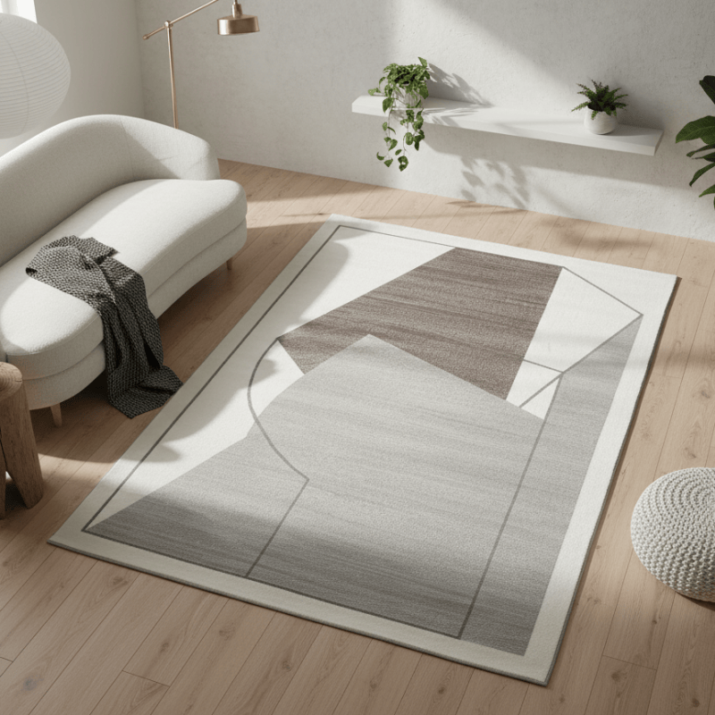 定番北欧風3Dデザインのウィルトン織カーペット（Nantien Grove）