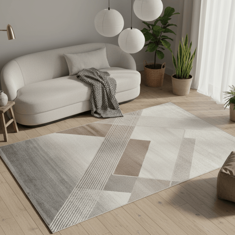 定番北欧風3Dデザインのウィルトン織カーペット（Nantien Grove）