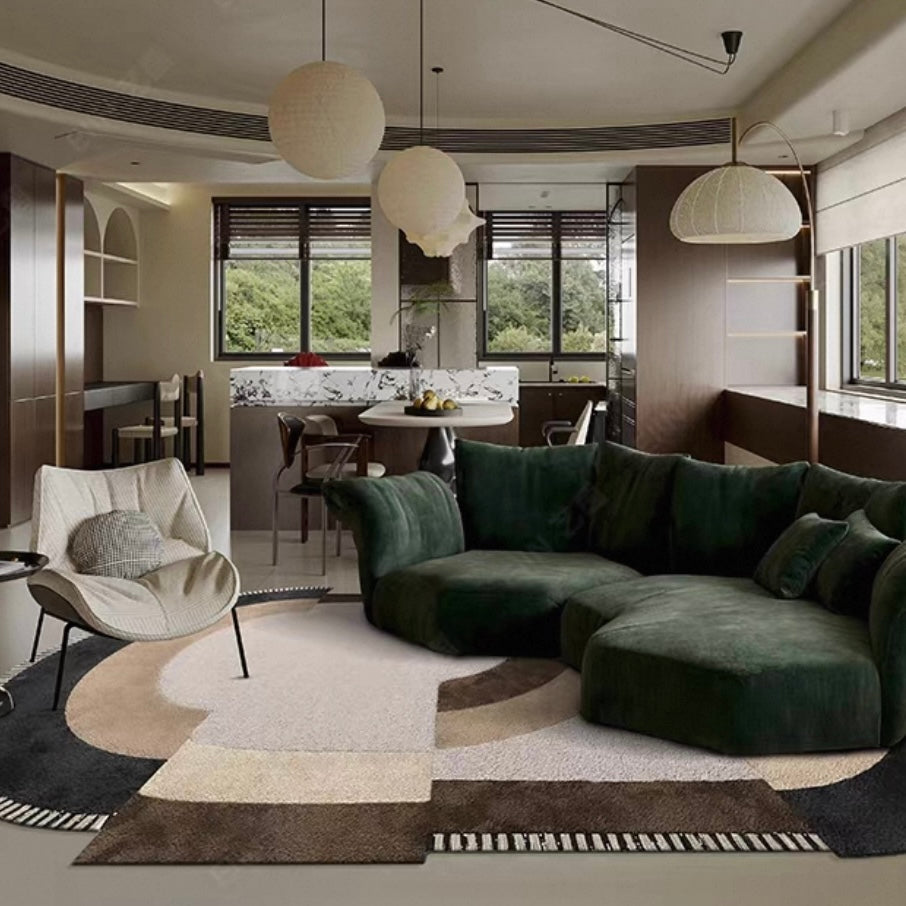 高級手作りタフティングガン刺しカーペット（Hearth Arc）