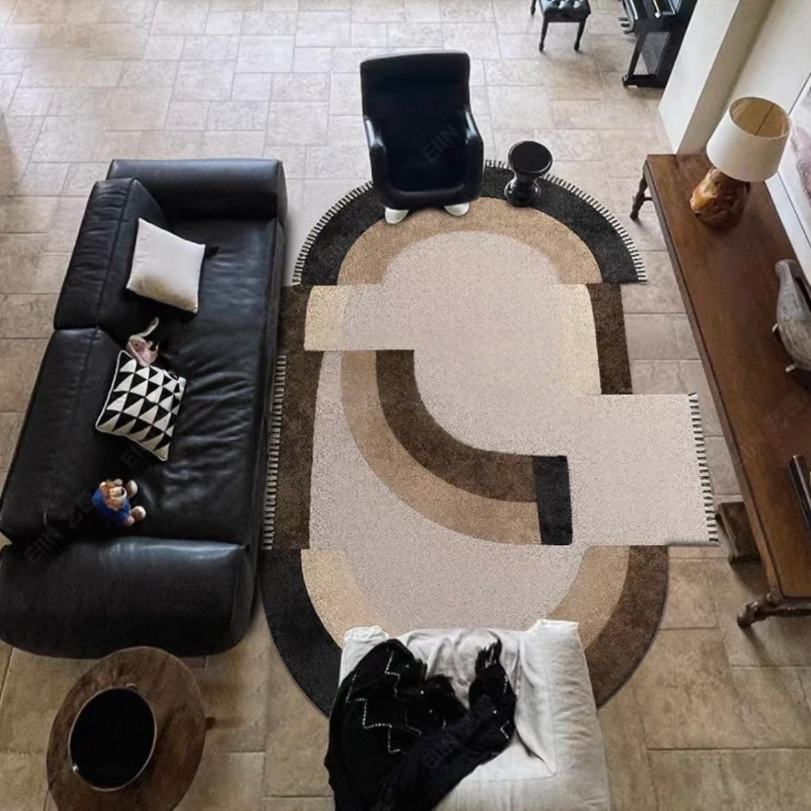 高級手作りタフティングガン刺しカーペット（Hearth Arc）