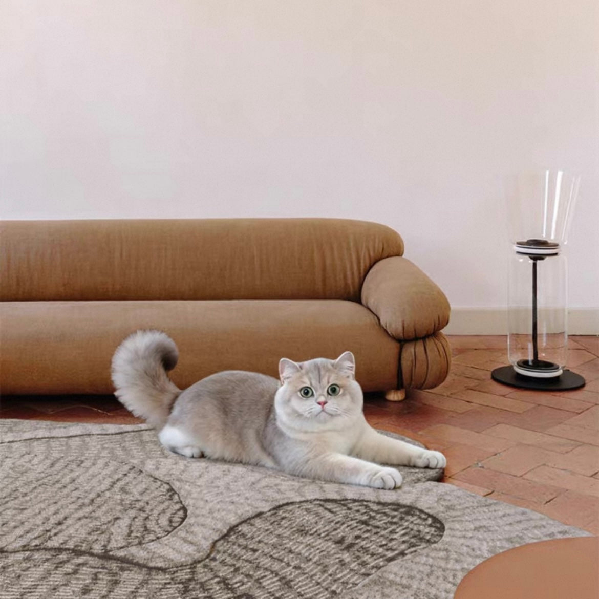 高級手作りタフティングガン刺しカーペット（Earthen Loom）