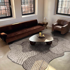 高級手作りタフティングガン刺しカーペット（Earthen Loom）
