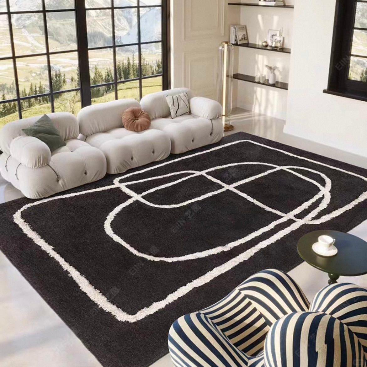 高級手作りタフティングガン刺しカーペット（Interlink）