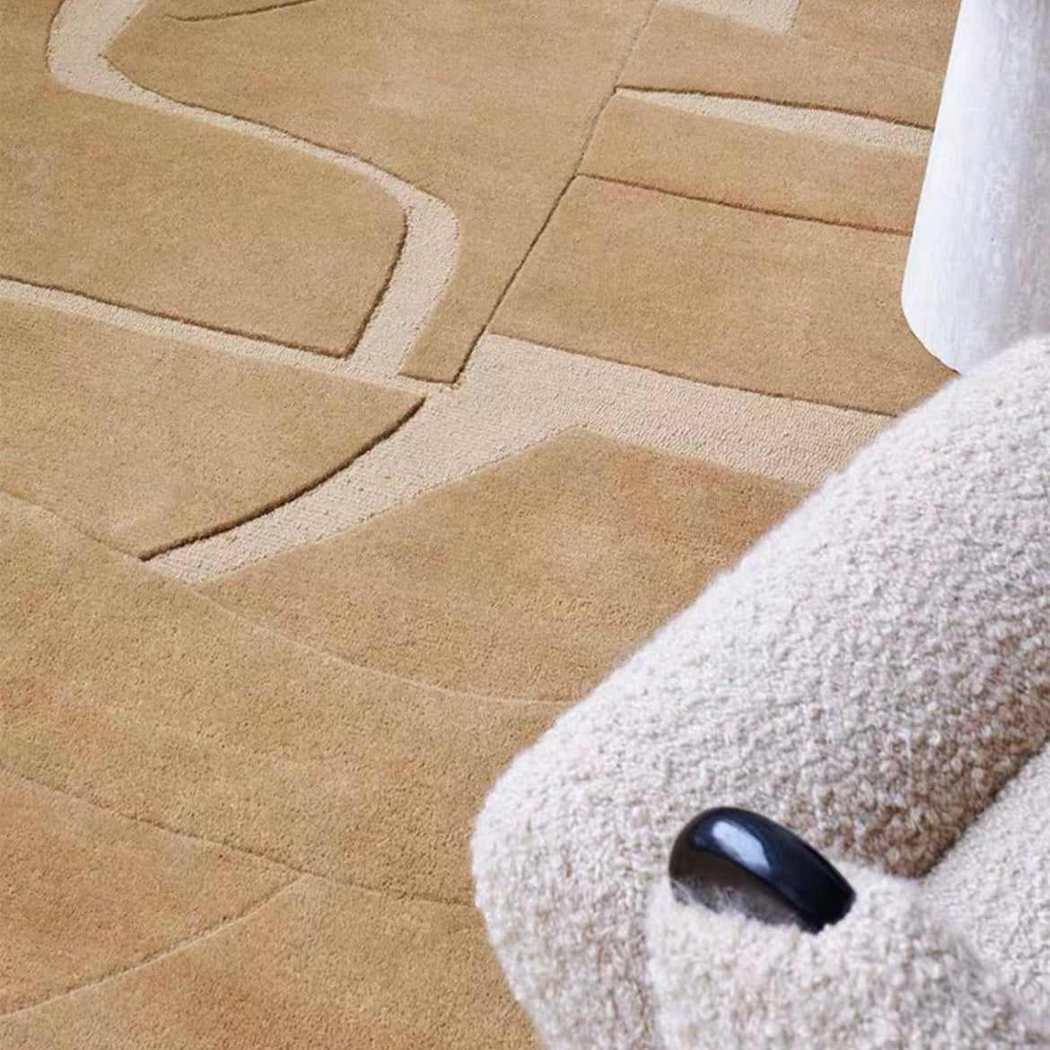 高級手作りタフティングガン刺しカーペット（Muted Form）