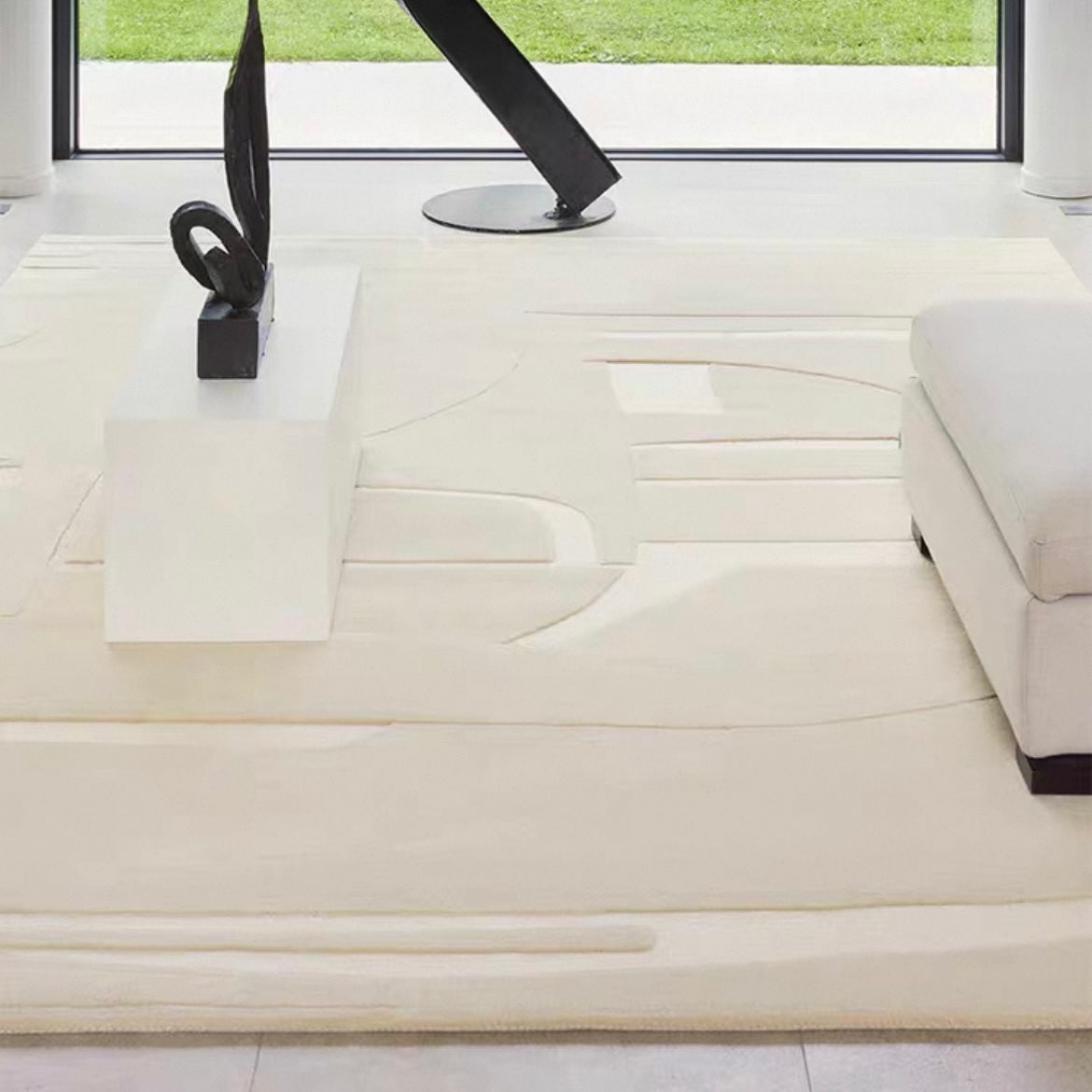 高級手作りタフティングガン刺しカーペット（Muted Form）