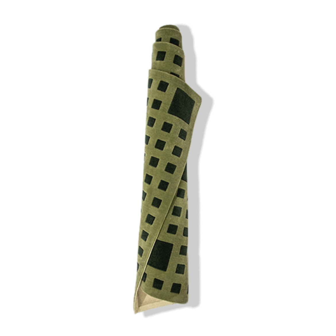 高級手作りタフティングガン刺しカーペット（Green Square）