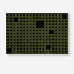 高級手作りタフティングガン刺しカーペット（Green Square）