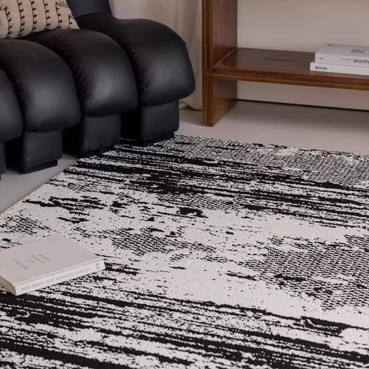 定番北欧風3Dデザインのウィルトン織カーペット（Waterproof Carpet-28）