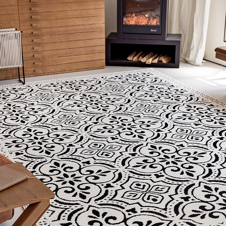 定番北欧風3Dデザインのウィルトン織カーペット（Waterproof Carpet-03）