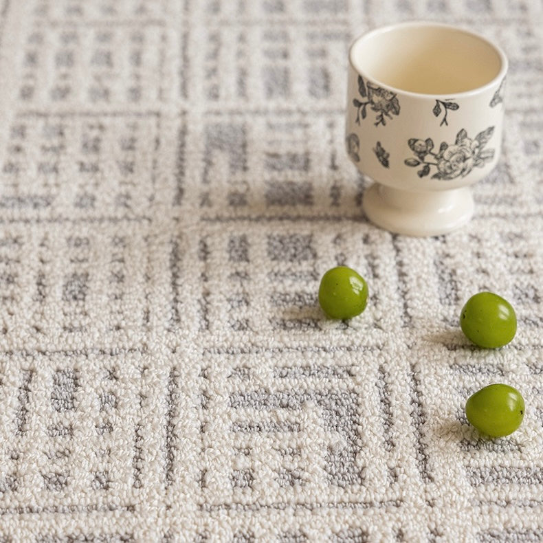 定番北欧風3Dデザインのウィルトン織カーペット（Waterproof Carpet-13）