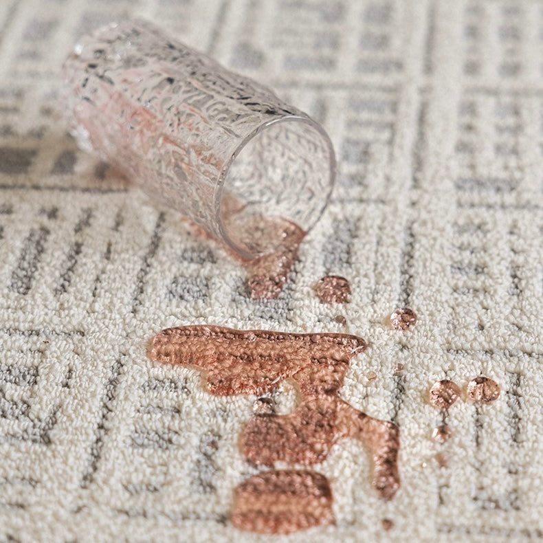 定番北欧風3Dデザインのウィルトン織カーペット（Waterproof Carpet-13）