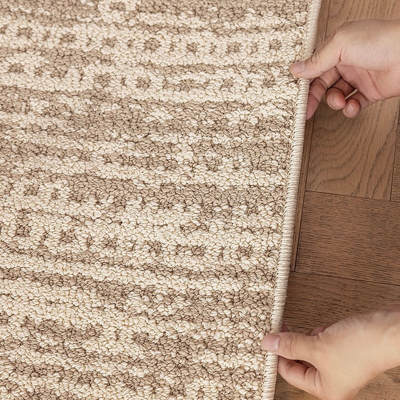 定番北欧風3Dデザインのウィルトン織カーペット（Waterproof Carpet-17）