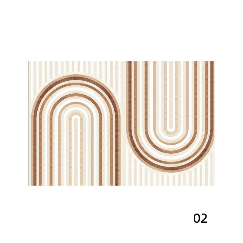 定番北欧風3Dデザインのウィルトン織カーペット（Mosaic Bloom）