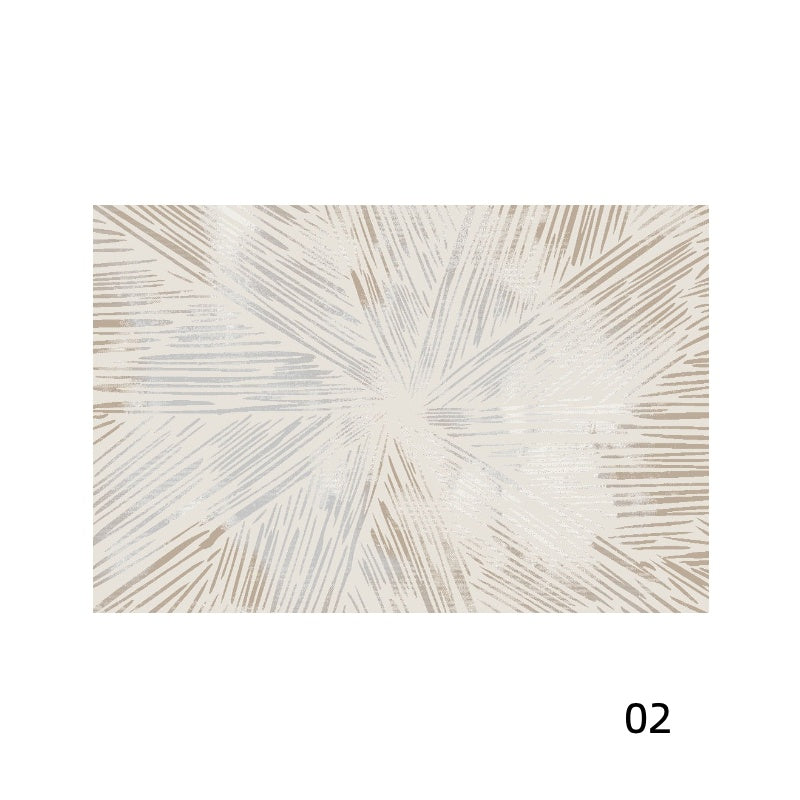 定番北欧風3Dデザインのウィルトン織カーペット（Erhai Blue）